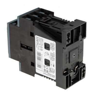 Siemens 3RT2 Series Contactor, 24 V dc Coil, 3-Pole, 38 A, 18.5 kW, 3NO, 400 V ac