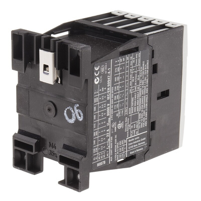 Eaton Contactor, 230 V ac Coil, 3-Pole, 7 A, 3 kW, 3NO, 400 V ac