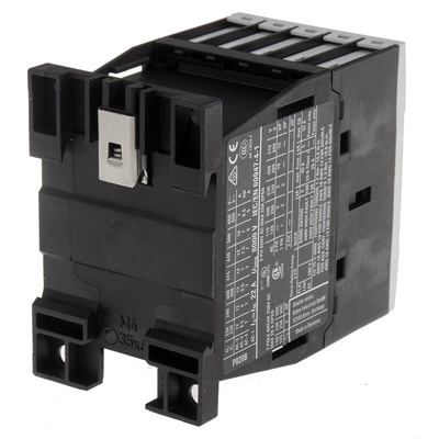 Eaton Contactor, 400 V ac Coil, 4-Pole, 20 A, 5.5 kW, 4NO, 400 V ac