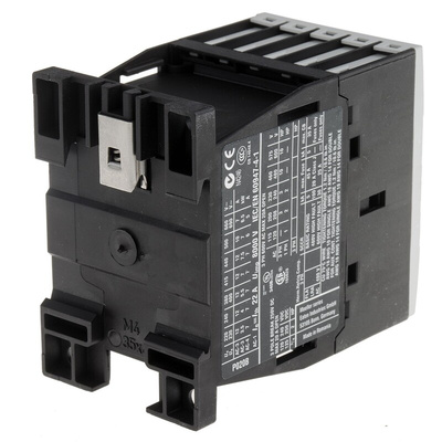 Eaton Contactor, 24 V ac Coil, 4-Pole, 20 A, 5.5 kW, 4NO, 400 V ac