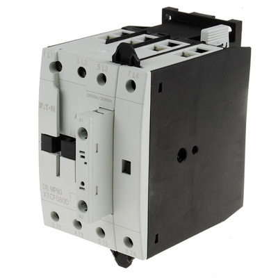 Eaton Contactor, 230 V ac Coil, 4-Pole, 80 A, 22 kW, 4NO, 400 V ac