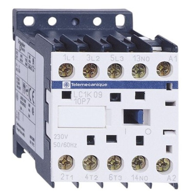 Schneider Electric CA3KN Contactor 3NO + 1NC, 10 A Contact Rating, TeSys K