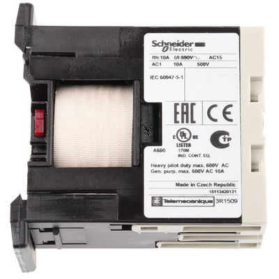 Schneider Electric CA3SK Contactor 1NO + 1NC, 10 A Contact Rating, TeSys K