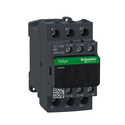 Schneider Electric LC1D Series Contactor, 230 V dc Coil, 3-Pole, 32 A, 3NO, 690 V ac/dc