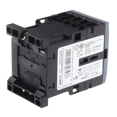 Siemens 3RH2 Series Contactor, 110 V ac Coil, 4-Pole, 10 A, 3NO + 1NC, 690 V ac