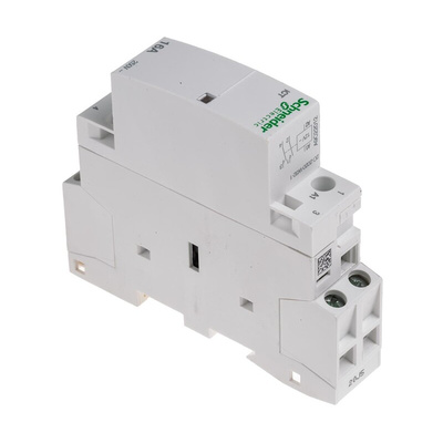 Schneider Electric iCT Series Contactor, 12 V ac Coil, 2-Pole, 16 A, 2NO, 250 V ac