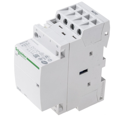 Schneider Electric iCT Series Contactor, 230 V ac Coil, 4-Pole, 25 A, 2NO + 2NC, 400 V ac