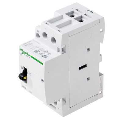 Schneider Electric iCT Series Contactor, 230 V ac Coil, 2-Pole, 40 A, 2NO, 250 V ac
