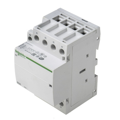 Schneider Electric iCT Series Contactor, 230 V ac Coil, 4-Pole, 63 A, 4NC, 400 V ac