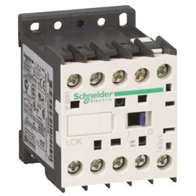Schneider Electric LC1K Series Contactor, 110 V ac Coil, 3-Pole, 6 A, 3 kW, 3NO, 690 V ac