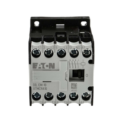 Eaton Contactor, 24 V ac Coil, 3-Pole, 9 A, 4 kW, 3NO, 690 V ac
