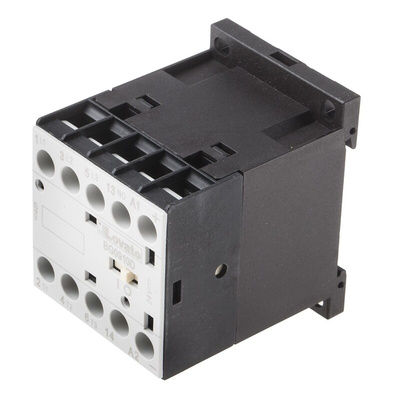 Lovato BG Series Contactor, 24 V dc Coil, 3-Pole, 9 A, 4 kW, 3NO + 1NO, 600 V ac