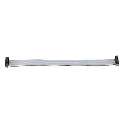Molex Flat Ribbon Cable 100mm, Female QF50 to Female QF50, 10 Ways, Ribbon Cable Assembly