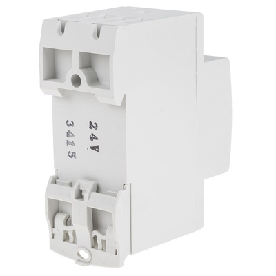 Europa Contactor, 24 V ac Coil, 4-Pole, 25 A, 4 kW, 4NO, 400 V ac