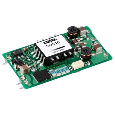Cosel DC-DC Converter, 15V dc/ 800mA Output, 36 → 76 V dc Input, 10W, Surface Mount, +85°C Max Temp -40°C Min