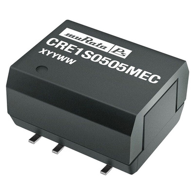 Murata Power Solutions CRE1 DC-DC Converter, 5V dc/ 200mA Output, 4.5 → 5.5 V dc Input, 1W, Surface Mount, +85°C