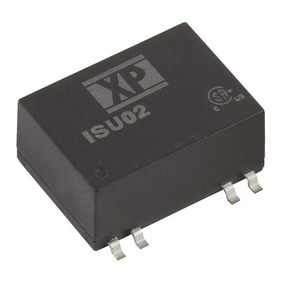 XP Power ISU02 DC-DC Converter, 24V dc/ 83mA Output, 18 → 75 V dc Input, 2W, Surface Mount, +95°C Max Temp -40°C