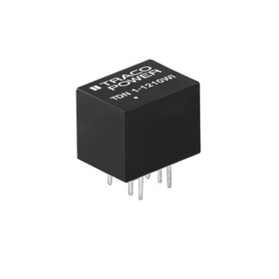 TRACOPOWER TDN 1WI DC-DC Converter, 3.3V dc/ 300mA Output, 4.5 → 18 V dc Input, 1W, Through Hole, +90°C Max Temp