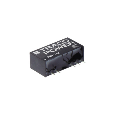 TRACOPOWER TMV 2HI DC-DC Converter, -9V dc/ -110mA Output, 10.8 → 13.2 V dc Input, 2W, Through Hole, +80°C Max