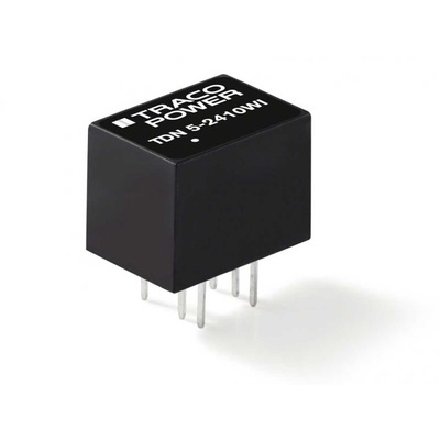 TRACOPOWER TDN 5WI DC-DC Converter, 9V dc/ 555mA Output, 9 → 36 V dc Input, 5W, Through Hole, +75°C Max Temp
