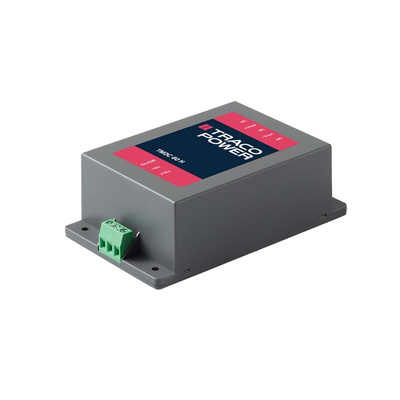 TRACOPOWER TMDC 60H DC-DC Converter, 12V dc/ 5A Output, 80 → 160 V dc Input, 60W, Chassis Mount, +90°C Max Temp