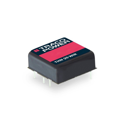 TRACOPOWER THN 20WIR DC-DC Converter, 24V dc/, 18 → 75 V dc Input, 20W, Through Hole