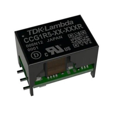 TDK-Lambda CCG Isolated DC-DC Converter, 12V dc/, 9 → 36 V dc Input, 1.5W, Surface Mount