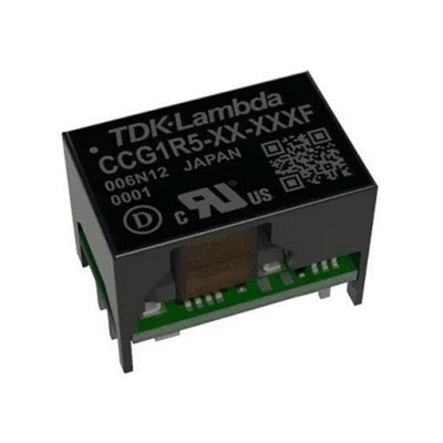 TDK-Lambda CCG Isolated DC-DC Converter, 15V dc/, 9 → 36 V dc Input, 1.5W, Through Hole