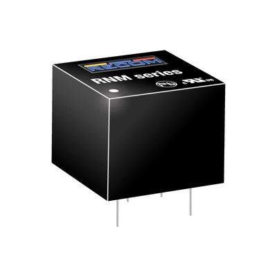 Recom RNM DC-DC Converter, 5V dc/ 200mA Output, 4.5 → 5.5 V dc Input, 1W, Through Hole, +85°C Max Temp -40°C Min