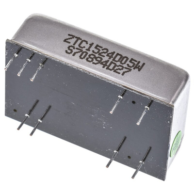 TRACOPOWER THD 15WIN DC-DC Converter, ±5V dc/ ±1.5A Output, 9 → 36 V dc Input, 15W, Through Hole, +85°C Max Temp