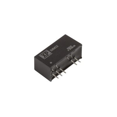 XP Power IMM DC-DC Converter, 12V dc/ 167mA Output, 4.5 → 9 V dc Input, 2W, Through Hole, +100°C Max Temp -20°C