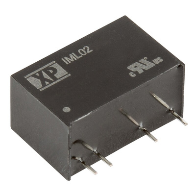 XP Power IML02 DC-DC Converter, 9V dc/ 222mA Output, 4.5 → 5.5 V dc Input, 2W, Through Hole, +85°C Max Temp