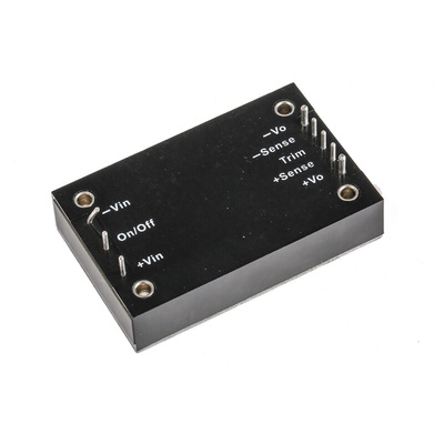 XP Power QSB100 DC-DC Converter, 12V dc/ 8.3A Output, 9 → 36 V dc Input, 100W, PCB Mount, +100°C Max Temp -40°C