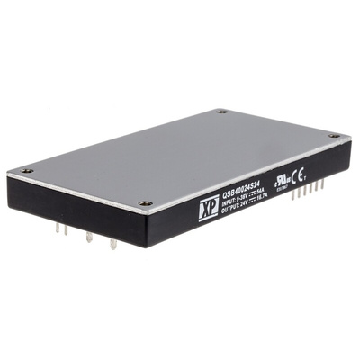 XP Power QSB350 DC-DC Converter, 48V dc/ 7.3A Output, 36 → 75 V dc Input, 350W, PCB Mount, +100°C Max Temp -40°C