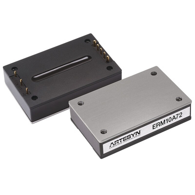 Artesyn Embedded Technologies ERM50 DC-DC Converter, 5V dc/ 10A Output, 43 → 101 V dc Input, 50W, Through Hole,