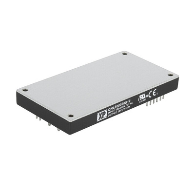 XP Power QHL600 DC-DC Converter, 12V dc/ 50A Output, 180 → 425 V dc Input, 600W, Through Hole, +100°C Max Temp