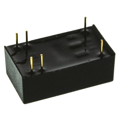 TRACOPOWER THI 2M DC-DC Converter, 5V dc/ 400mA Output, 4.5 → 5.5 V dc Input, 2W, Through Hole, +71°C Max Temp