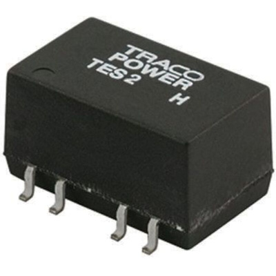 TRACOPOWER TES 2H DC-DC Converter, 12V dc/ 165mA Output, 4.5 → 5.5 V dc Input, 2W, Through Hole, +85°C Max Temp