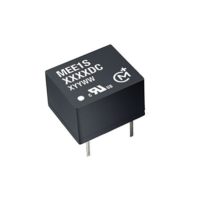 Murata Power Solutions MEE1 DC-DC Converter, 3.3V dc/ 300mA Output, 4.5 → 5.5 V dc Input, 1W, Through Hole,