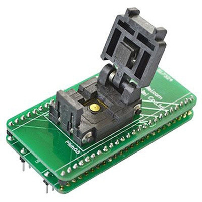 Seeit Straight SMT Mount IC Socket Adapter, 44 Pin Female DIP to 44 Pin Female MLF/QFN