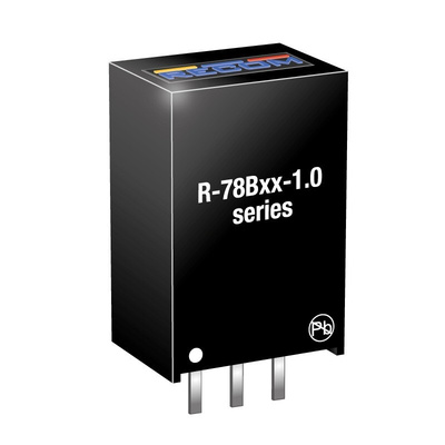 Recom Switching Regulator, Through Hole, 3.3V dc Output Voltage, 32V dc Input Voltage, 1A Output Current, 1 Outputs