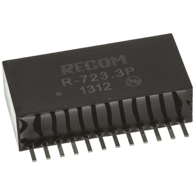 Recom Switching Regulator, Through Hole, 3.3V dc Output Voltage, 4.5 → 28V dc Input Voltage, 2A Output Current,
