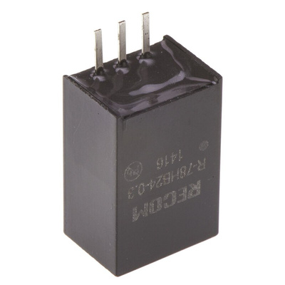 Recom Switching Regulator, Through Hole, 24V dc Output Voltage, 36 → 72V dc Input Voltage, 300mA Output Current,