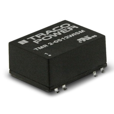 TRACOPOWER TMR 2 WISM DC-DC Converter, ±15V dc/ ±67mA Output, 4.5 → 12 V dc Input, 2W, PCB Mount, +85°C Max Temp