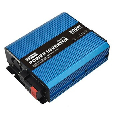 RS PRO Pure Sine Wave 300W Power Inverter, 12V Input, 230V Output