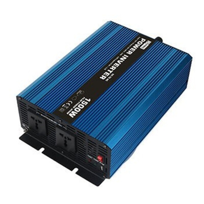 RS PRO Pure Sine Wave 1500W Power Inverter, 12V Input, 230V Output