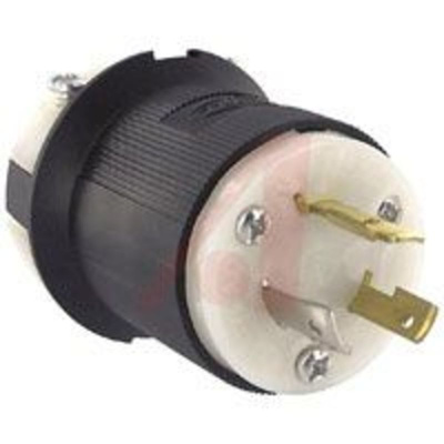 Electrical Plug; 20 A; 277 VAC; 0.360 to 0.930 in.; Nylon; Nylon; Steel; Brass