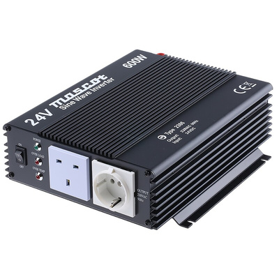 Mascot Pure Sine Wave 600W Power Inverter, 20 → 30V dc Input, 230V ac Output