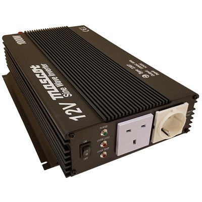 Mascot Pure Sine Wave 1000W Power Inverter, 10 → 15V dc Input, 230V ac Output