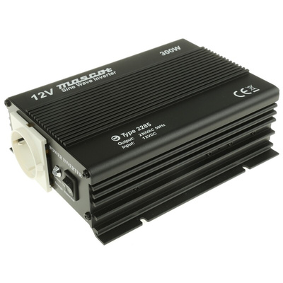 Mascot Pure Sine Wave 300W Power Inverter, 10 → 15V dc Input, 230V ac Output